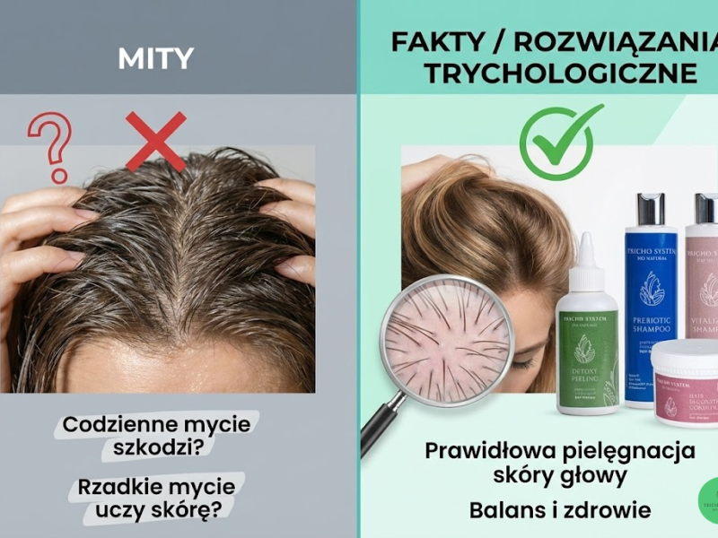 Jak Często Myć Włosy i Skórę Głowy? Fakty, Mity i Trychologiczne Rozwiązania 🚿