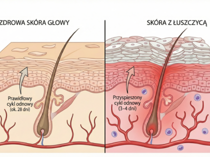 Łuszczyca skóry głowy – jak pielęgnować wymagającą skórę i odzyskać komfort?