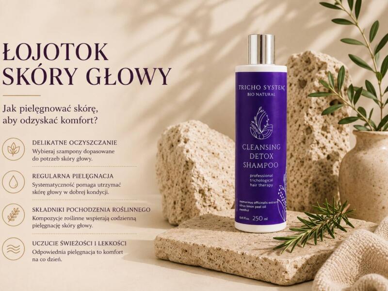 Łojotok skóry głowy