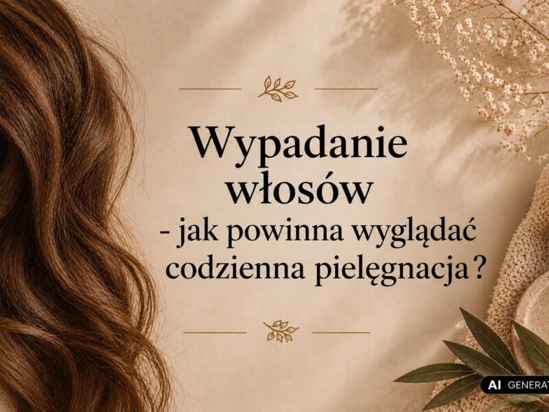 Wypadanie włosów – jak powinna wyglądać codzienna pielęgnacja?
